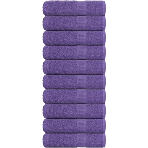 Furnova Kopalne brisače 10 kos vijolična 100x150cm 360 g/m² 100% bombaž, (21916505) Cene