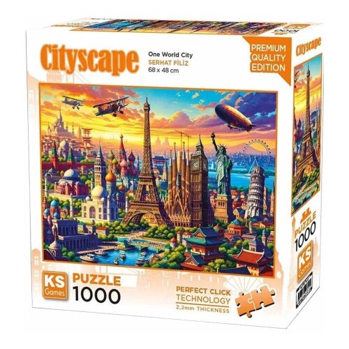 KS Games Igračka puzzle svjetski gradovi 1000 dijelova 20854 Cijene