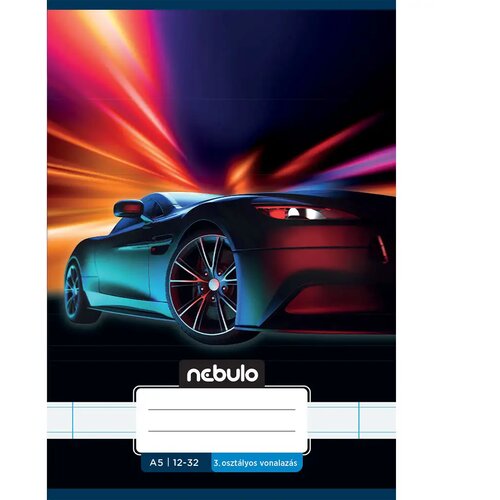 NEBULO uvezena bilježnica za 3. razred, A5, 12-32, s linijama - automobili Cijene
