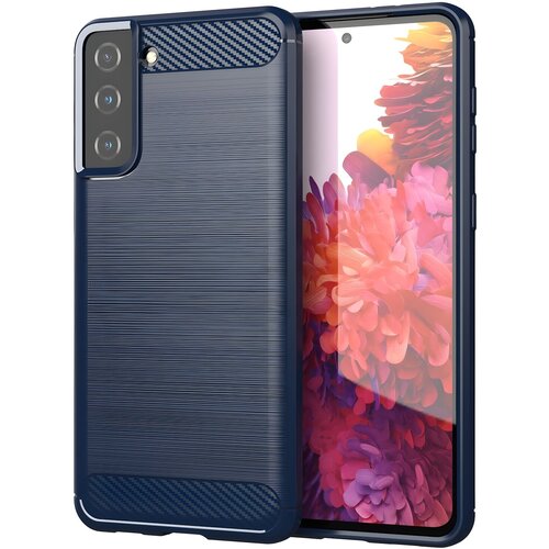  Futrola Carbon Shield TPU za Samsung Galaxy S21 Plus 5G - Plava KP22068 Cene