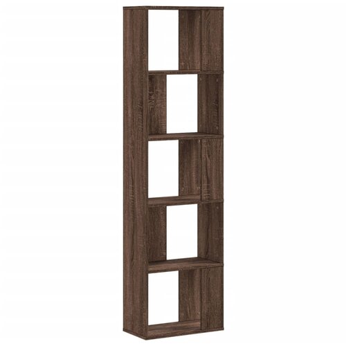  Regal za knjige s 5 razina boja hrasta 45x23,5x162,5 cm drveni Slike