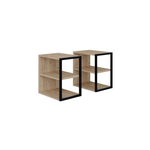 Hanah home echo sapphire oak set stolova Slike