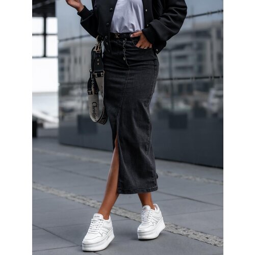 Beloved Millas maxi jeans krilo črno Slike
