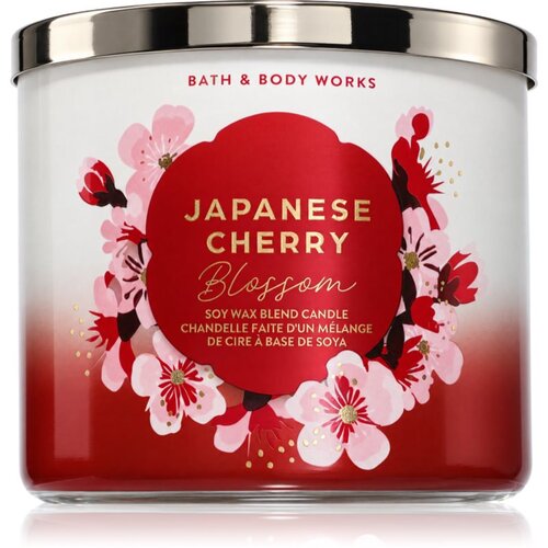 Bath &amp;amp; Body Works Japanese Cherry Blossom di&amp;scaron;eča sveča 411 g Slike