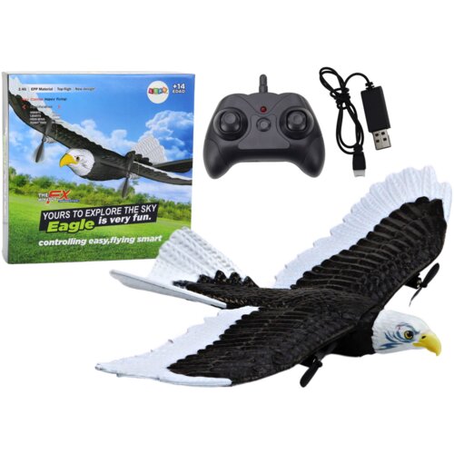 Lean_Toys RC 2.4G letalo na daljinsko upravljanje Eagle Bird 41 cm x 28 cm x 5 cm Cene