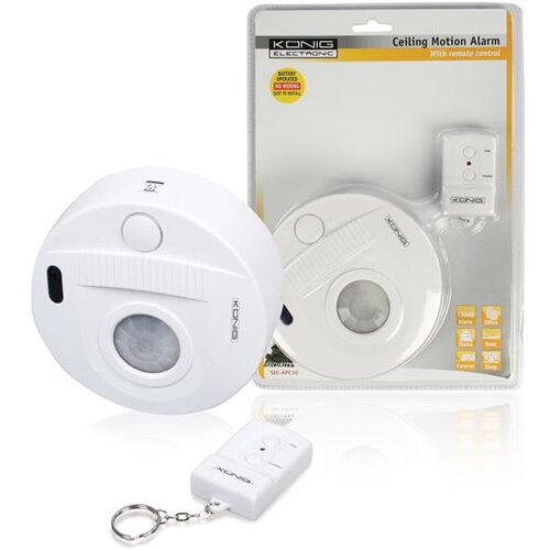 Konig Stropni alarm sa detektorom pokreta 130dB &amp;ndash; SEC-APC10 Slike