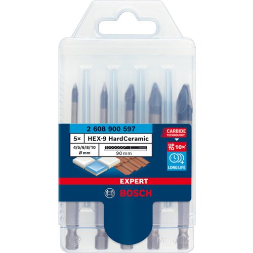 Bosch set burgija HEX-9 hardceramic 4-10 mm 5/1 expert 2608900597 Cene
