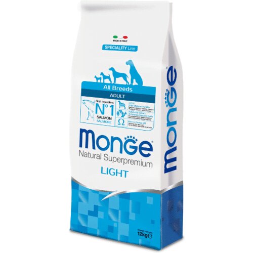 Monge Natural superpremium dog all breeds adult light salmon with rice - 2.5 kg Cene