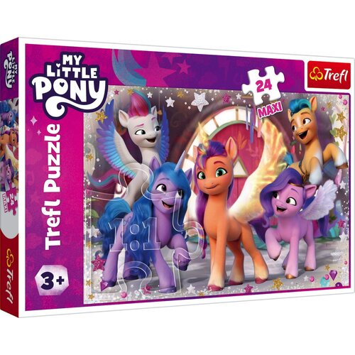 Trefl Puzzle A happy day of Ponies - 24 dela Cene