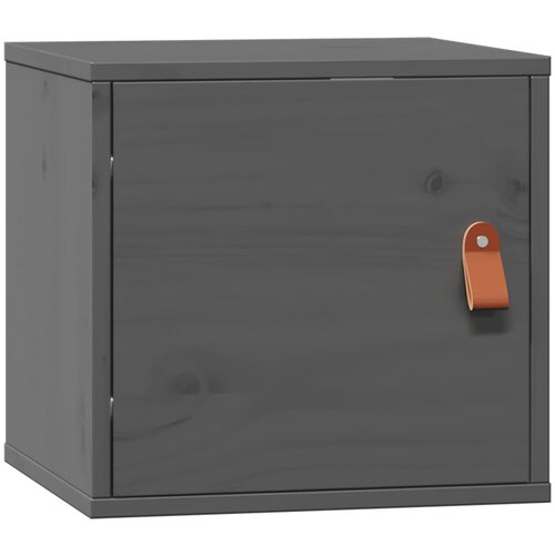 Maison Chic Stenska omarica - Zidna omarica siva 31,5x30x30 cm trdna borovina iu408, (22063524) Cene