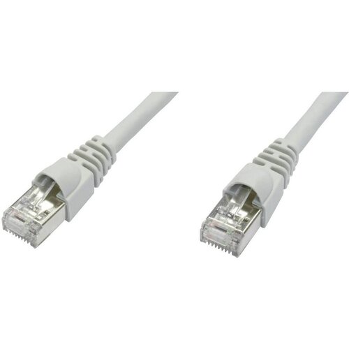 Telegärtner L00005A0027 RJ45 omrežni kabel CAT6a S/FTP 10 m siva ognjevaren, z za&scaron;čitnim zapornim zatičem, ognjevaren, brez halogena, UL-certificirano, (20417789) Cene