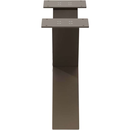  Noge za stolić X-oblika 2 kom prirodni čelik 50x(30-31)cm čelik Slike