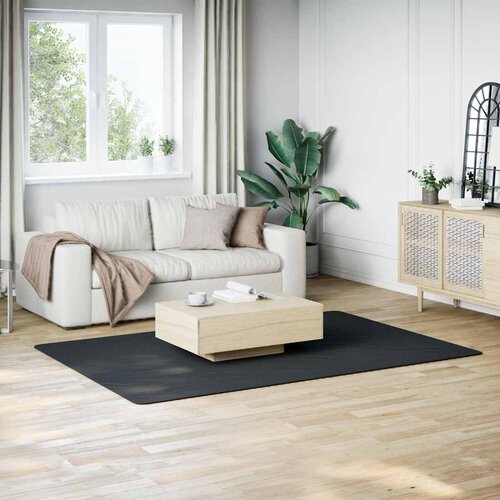  Perivi mekani pahuljasti tepih 160 x 230 cm protuklizni crni Cene