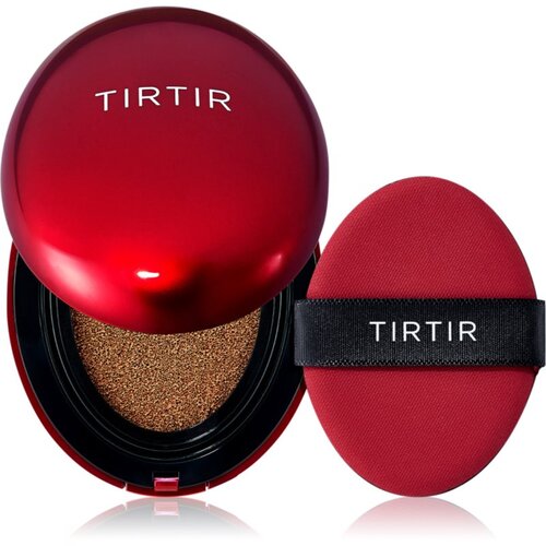 TIRTIR Mask Fit Red Cushion dolgoobstojni tekoči puder v gobici odtenek 45N Saddle Brown 18 g Slike