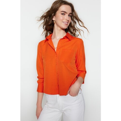 Trendyol Shirt - Orange - Regular fit Cene
