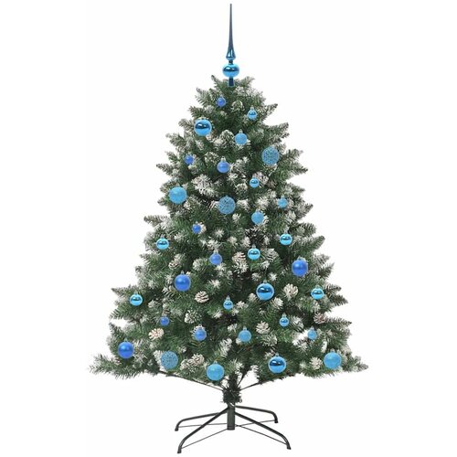  Umjetno božićno drvce Zelena 150 cm PVC, Plastika i Čelik Slike