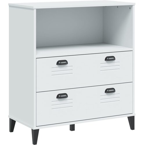 Maison Chic Knjižna omara - Knjižni regal VIKEN bela 80x40x90 cm inženirski les, (21724765) Slike