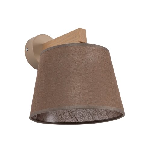 Brilagi - Zidna lampa LATTE SABIA 1xE27/15W/230V borovina/braon Slike