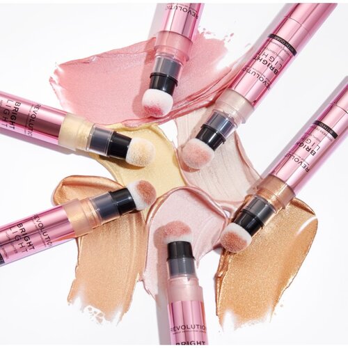 Makeup Revolution Bright Light kremasti highlighter nijansa Strobe Champagne 3 ml Slike