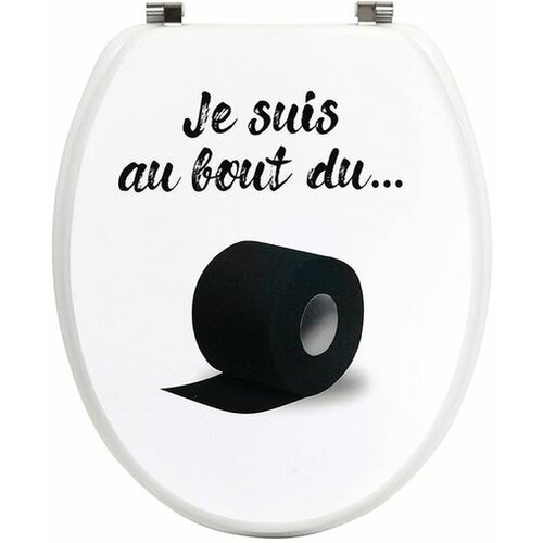 Tendance WC daska MDF Inox 37,5x46cm Au Bout Du Rouleau 4103699 Cene