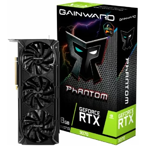 Gainward GeForce RTX 3080 Phantom+ 10GB GDDR6X (2881) LHR gaming grafična kartica