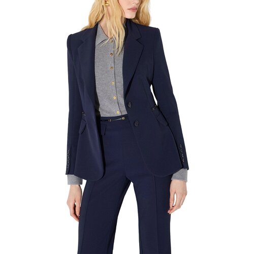 Elisabetta Franchi Jakne gi27466e2-h88 Modra Slike
