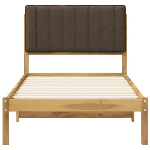  Krevetni okvir s tapiciranim uzglavljem Bijelo isprana i taupe - Bijelo isprana i taupe 90 x 190 cm Slike