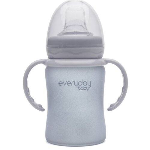 Everyday baby staklena ča&amp;scaron;a Sippy, 150ml Healthy+, Siva Slike