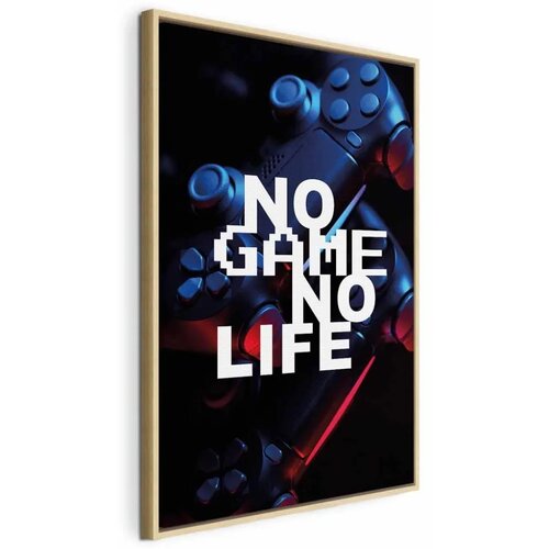  Slika - No Game No Life (1 Part) Vertical 60x90 U prirodnom drvenom okviru Cijene