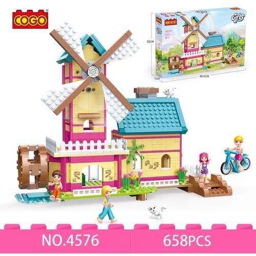 Cogo kockice-Girls kolekcija: Odmarali&amp;scaron;te - vetrenjača Slike
