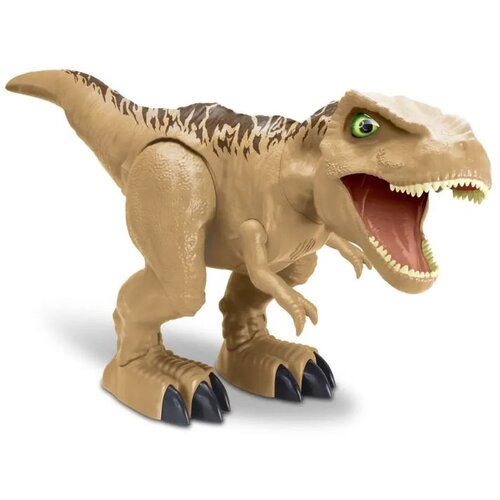 Dino Pokretna figura Walking & roaring T-rex, Smeđa Cene