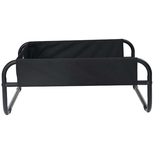  Krevet za psa Crna 75 x 75 x 30 cm Čelik Slike