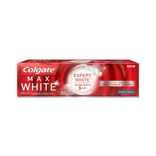 Colgate max white expert white pasta za zube 75ml tuba Slike