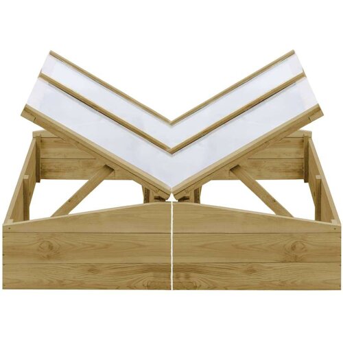 vidaXL rastlinjak 2 kosa impregnirana borovina 100x50x35 cm Cene