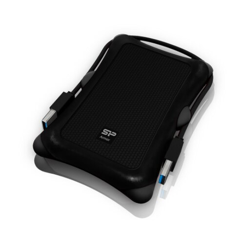 Silicon Power Portable HDD 1TB, Armor A30, USB 3.2 Gen.1, Black Slike