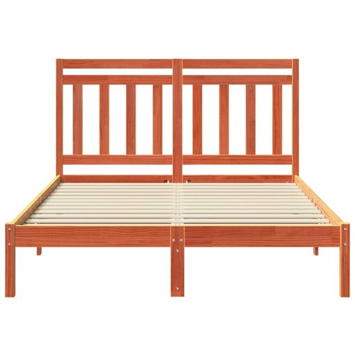  Okvir za krevet 2 pcs Vosak smeđa 140 x 200 cm Slike