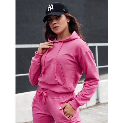 DStreet Bluza damska z kapturem TRENDHOOD różowa Cijene
