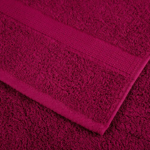  Ručnici za saunu SOLUND 10 kom bordo 80 x 200 cm 600 gsm Slike