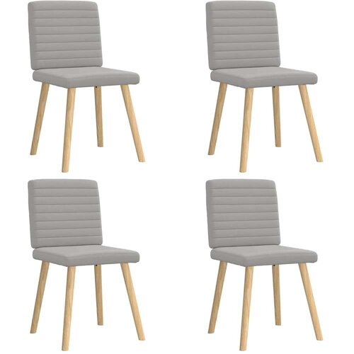  Jedilni stoli 4 kosi Cloud Grey Fabric, (21832463) Slike