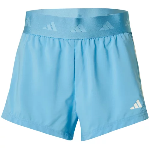 Adidas Športne hlače 'HYGLM' svetlo modra / bela