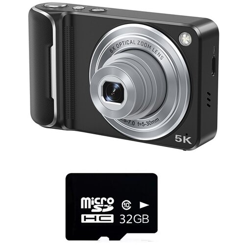 INF Digitalni fotoaparat s 6x optičnim zoomom in 32 GB TF kartico Black, (5000089923) Cene