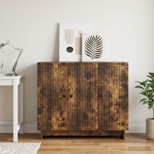  Kreveta Dimljeni hrast 89 x 34,5 x 80 cm Konstruirano drvo Cijene