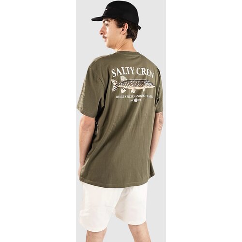 Salty Crew Euro Pike Premium T-shirt dusty olive Cene