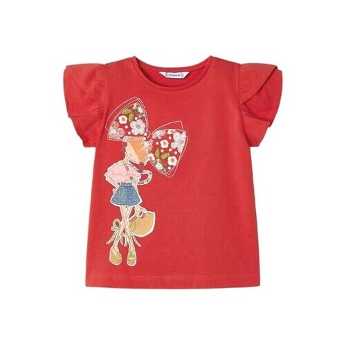 Mayoral Majice s kratkimi rokavi 3091 camiseta Rojo Rdeča Cene