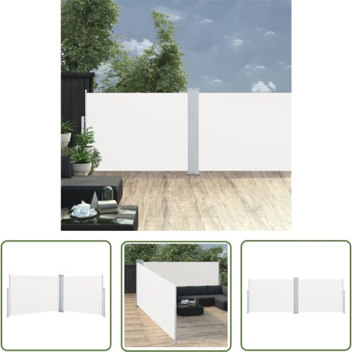  The Living Store Zložljiva stranska tenda krem 120x1000 cm - Stranska Tenda, (21743075) Cene