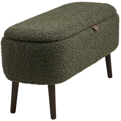 House Nordic Zelena klop iz tkanine bouclé Harlow – Cene