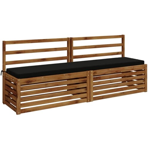  Jastučić za klupu SOEST 100% poliester Crna 200 x 40 x 5 cm - Crna 200 x 40 x 5 cm Poliester Cijene