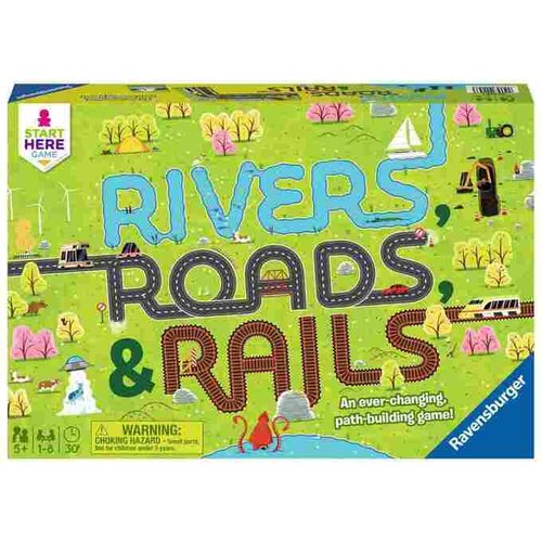 Ravensburger Rivers, Roads and rails RA22053-drustvena igra Cene