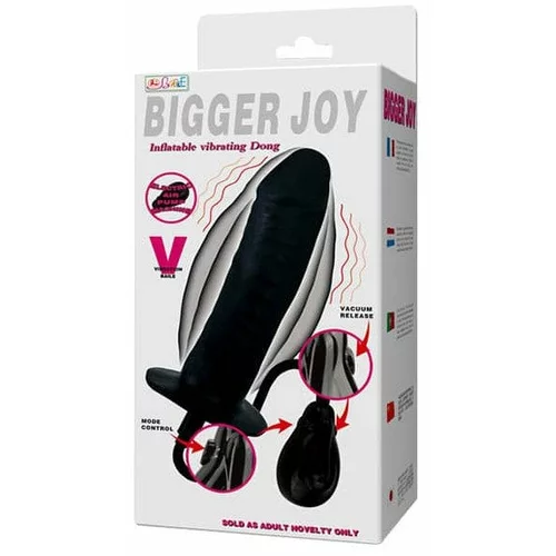 Lybaile Bigger Joy Inflatable Penis Black