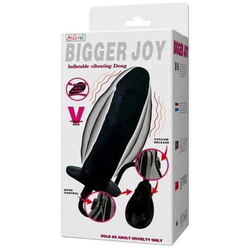 Lybaile Bigger Joy Inflatable Penis Black